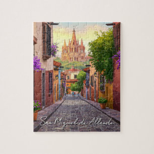 San Miguel de Allende Mexico Travel Waterverf Legpuzzel