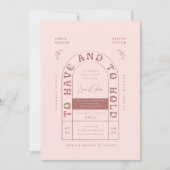 San Miguel Faire-part de mariage (Devant)