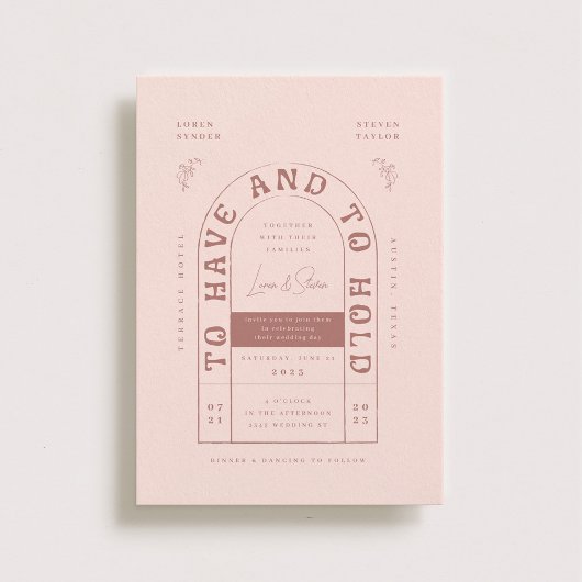 San Miguel Faire-part de mariage