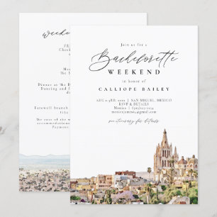 SAN MIGUEL MEXICO Travel Bachelorette Itinerary Kaart