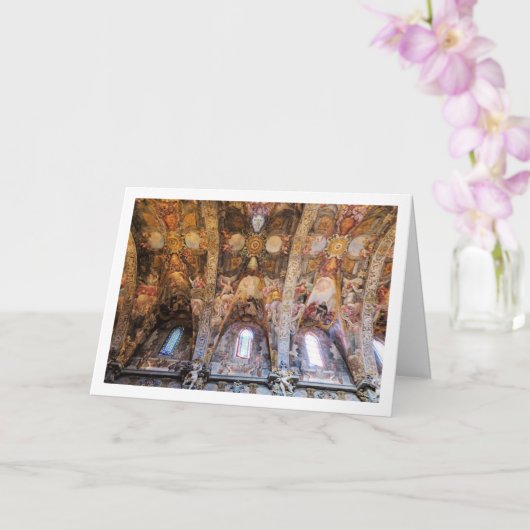 San Nicolás Kerk, Valencia Stad, Spanje Kaart (Orchidee)