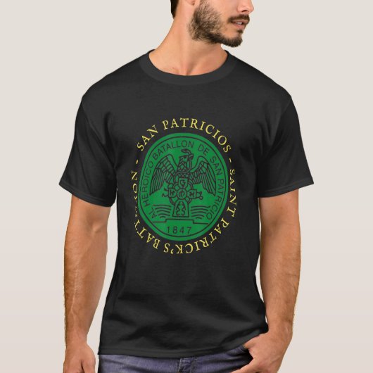 San Patricios Bataljon van Sint-Patrick_3 T-shirt (Voorkant)