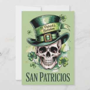 San Patricios St. Patrick's Bataljon Kaart