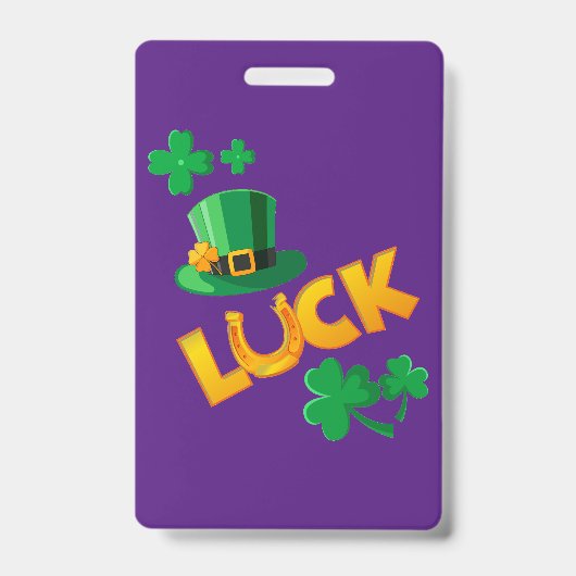 SAN PATRICKS DAY BADGE (Voorkant)