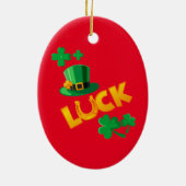 SAN PATRICKS DAY KERAMISCH ORNAMENT (Achterkant)