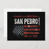 San Pedro California Briefkaart (Voorkant / Achterkant)