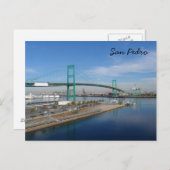 San Pedro, Californië Briefkaart (Voorkant / Achterkant)