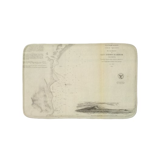 San Pedro Harbour, Calif Badmat (Voorkant)