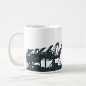San Pedro Harbour Cranes Coffee Mok (Links)