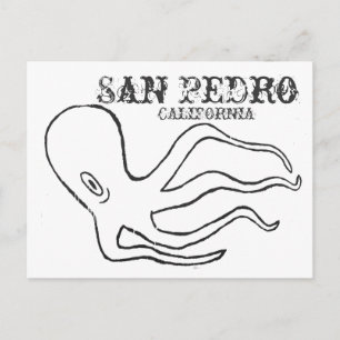 San Pedro Octopus Briefkaart