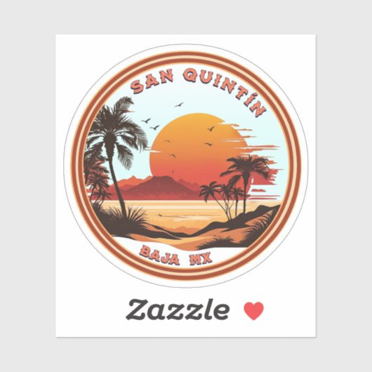 San Quintín Baja California Sticker (Vel)