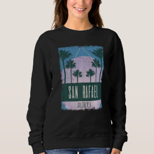San Rafael Californië CA Vintage Vaporwave Retro 8 Trui
