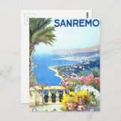  San Remo Italië Briefkaart (Voorkant / Achterkant)