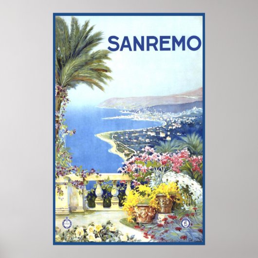  San Remo Italië Poster (Voorkant)