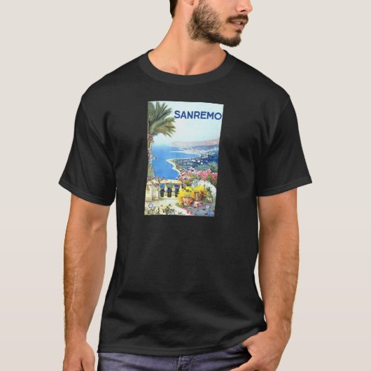  San Remo Italië T-shirt (Voorkant)