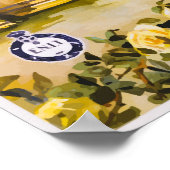 San Remo Italië Vintage Travel Poster (Hoek)