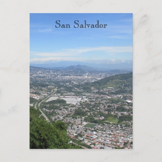 san salvador uitzicht briefkaart (Voorkant)