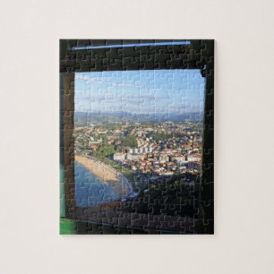 San Sebastian Basque Land Spanje raam uitzicht Legpuzzel