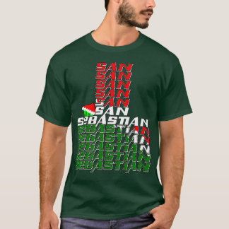 San Sebastian Cascade tekst 3 T-shirt