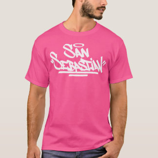 San Sebastian City Graffiti Street Art Spanje Hip  T-shirt
