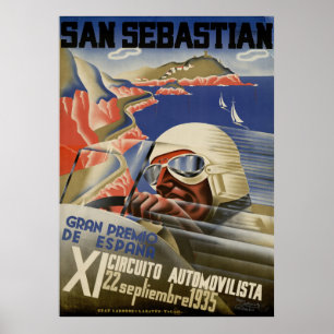 San Sebastian Gran Premio 1935 Poster
