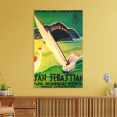 San Sebastian PosterEurope Canvas Afdruk (Insitu (Woonkamer))