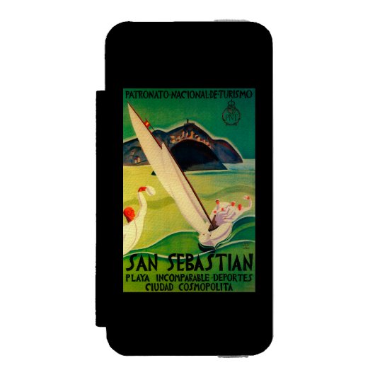 San Sebastian PosterEurope Incipio iPhone Portemonnee Hoesje (Voorkant Agenda)
