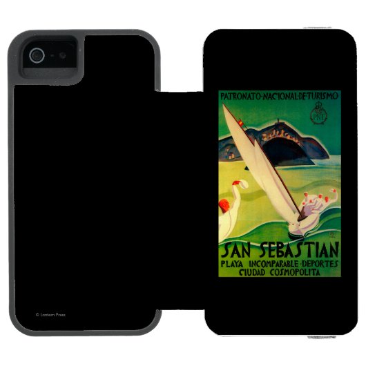 San Sebastian PosterEurope Incipio iPhone Portemonnee Hoesje (Agenda Open)