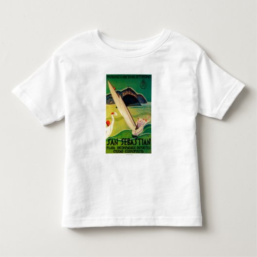 San Sebastian PosterEurope Kinder Shirts (Voorkant)