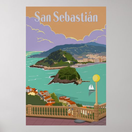 San Sebastian, Spain Poster (Voorkant)