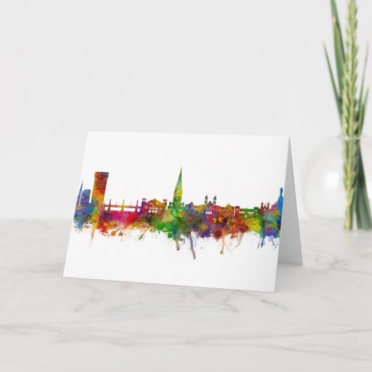 San Sebastian Spain Skyline Kaart (Voorkant)