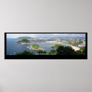 San Sebastian, Spanje Poster