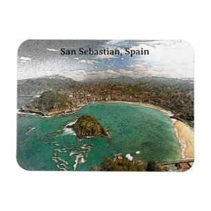 San Sebastian Spanje Reizen Magneet