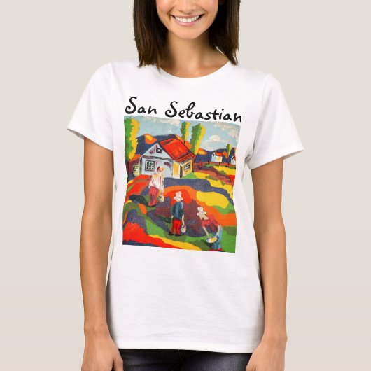 San Sebastian Spanje T-shirt (Voorkant)