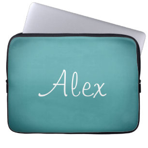 San Telmo Alluring Aqua Laptop Sleeve
