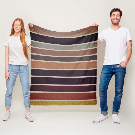 San Telmo Striped Fleece Deken (In situ)