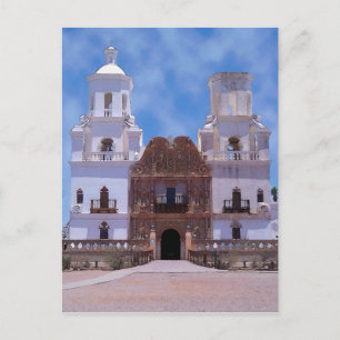 San Xavier del Bac Mission - Tucson, AZ Briefkaart