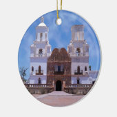 San Xavier del Bac Mission - Tucson, AZ Keramisch Ornament (Links)
