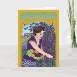 Sanaa's tuin gevouwen notitie Kaart