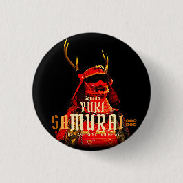 SANADA YUKIMURA (normaal zver) Ronde Button 3,2 Cm