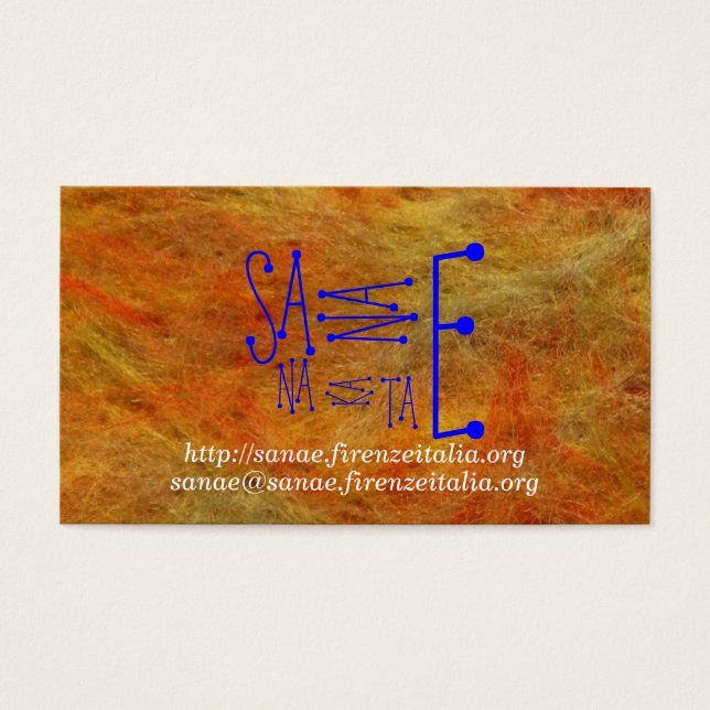 sanae visitekaartje (Voorkant)