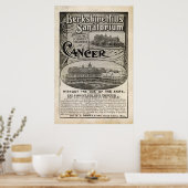  Sanatorium Ad uit 1899 Poster (Keuken)