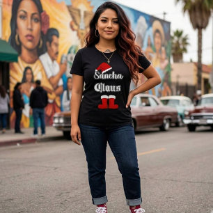 Sancha Claus Grappig Kerst shirt