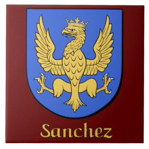 Sanchez Family Shield Decoratieve Tegel Tegeltje