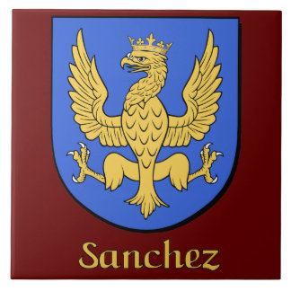 Sanchez Family Shield Decoratieve Tegel Tegeltje