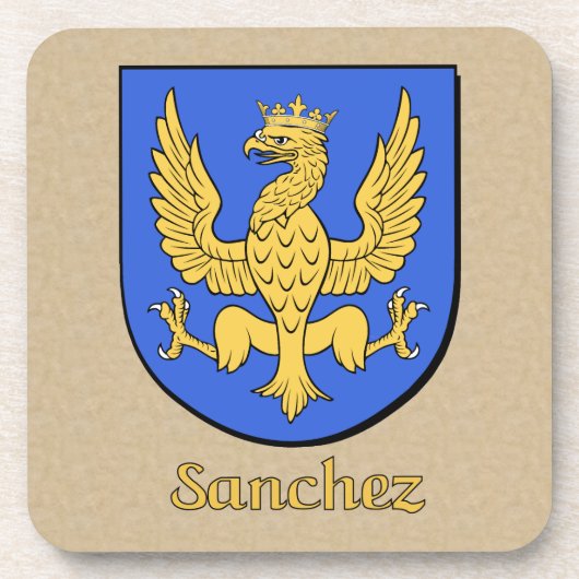 Sanchez Family Shield Onderzetter (Voorkant)