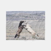 Sancho en Casper Fleece Deken (Voorkant (Horizontaal))