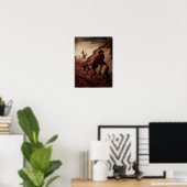 Sancho en Don Quixote, 19e eeuw Poster (Thuiskantoor)