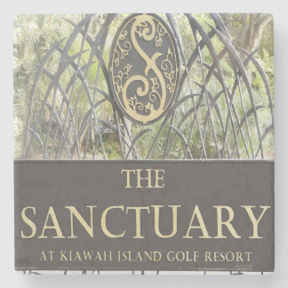 Sanctuary, Kiawah Island, SC Marble Stone Coas Stenen Onderzetter
