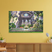 Sanctuary of Our Sorrowful Moeder Grotto Uitzicht Canvas Afdruk (Insitu (Woonkamer))